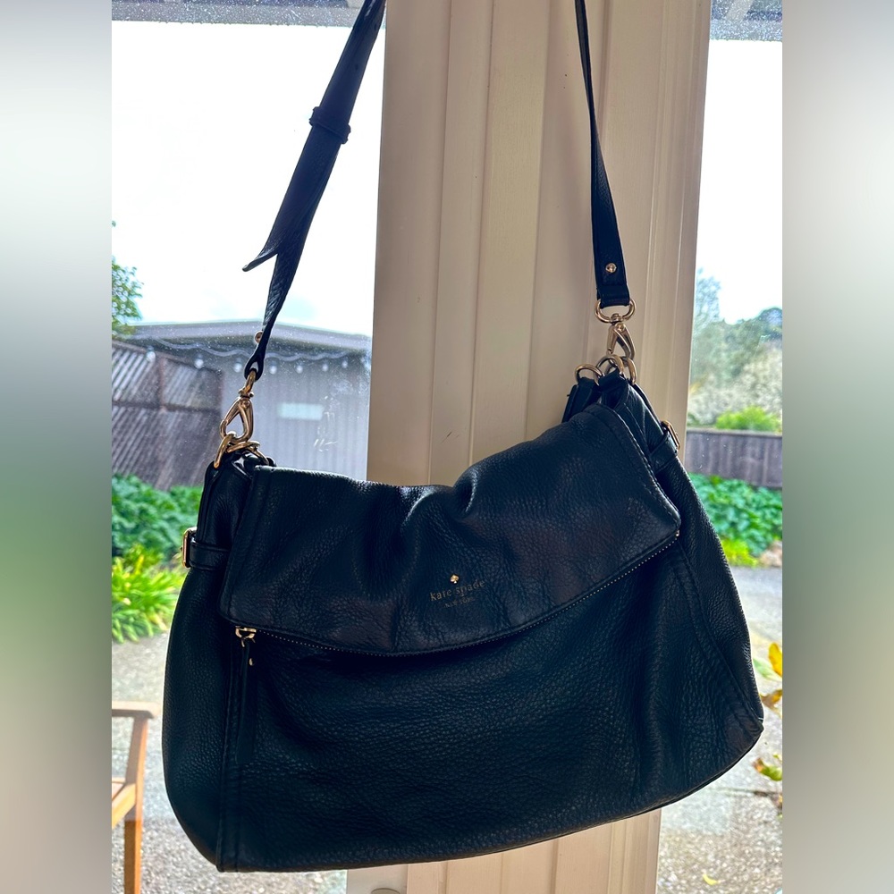 Kate spade black large crossbody